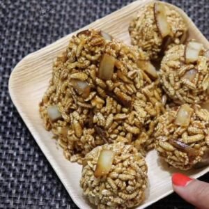 Ukhuda ( Sugar coated pup rice)